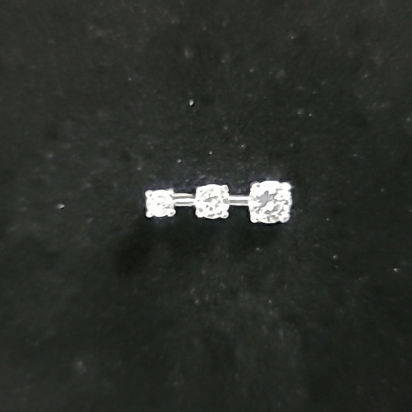 Source Unknown Jewelry - 925 3 Stone Necklace Pendant